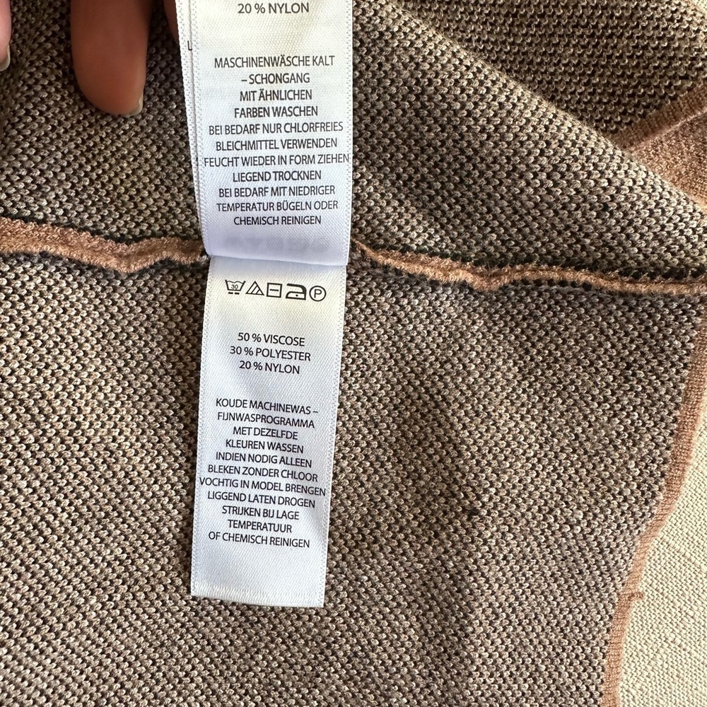 RACHEL ZOE GEOMETRIC PATTERNED CARDIGAN WITH BELT SIZE XS - Picture 4 of 9